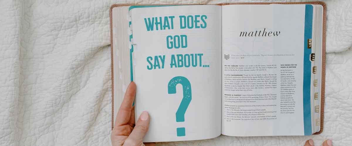 What Does God Say About...?